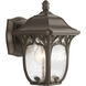 Enchant 1 Light 10 inch Espresso Outdoor Wall Lantern