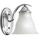Trinity 1 Light 7 inch Polished Chrome Bath Vanity Wall Light in Bulbs Not Included, Standard