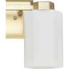 Estrada 2 Light 13.37 inch Brushed Gold Bathroom Vanity Light Wall Light