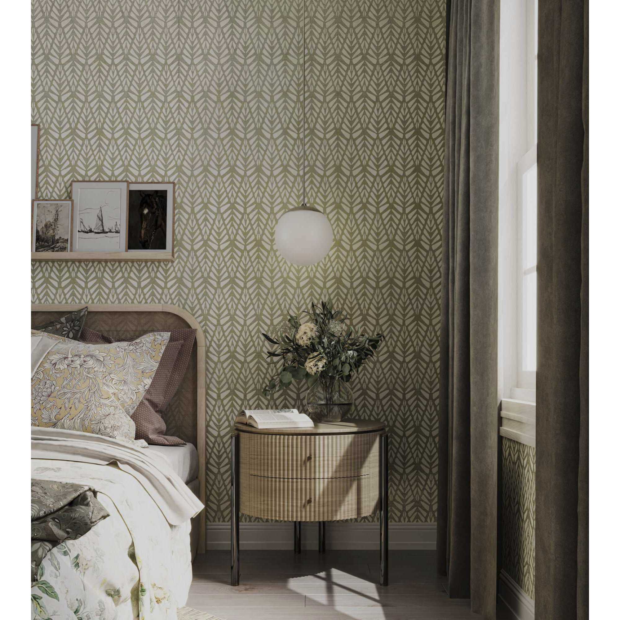 Atwell 1 Light 8 inch Brushed Nickel Pendant Ceiling Light, Small