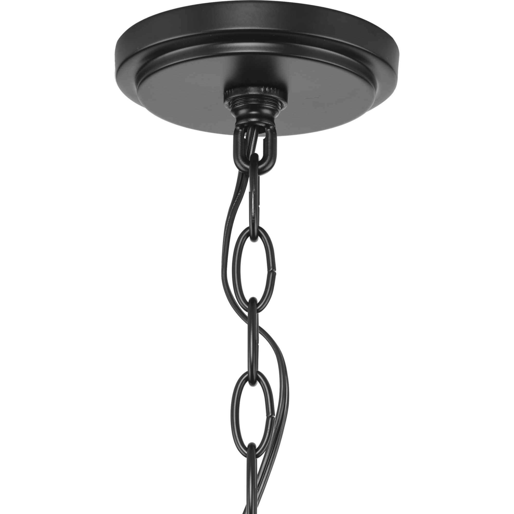 Black chandelier chain outlet