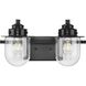 Northlake 2 Light 15.5 inch Matte Black Bath Light Wall Light