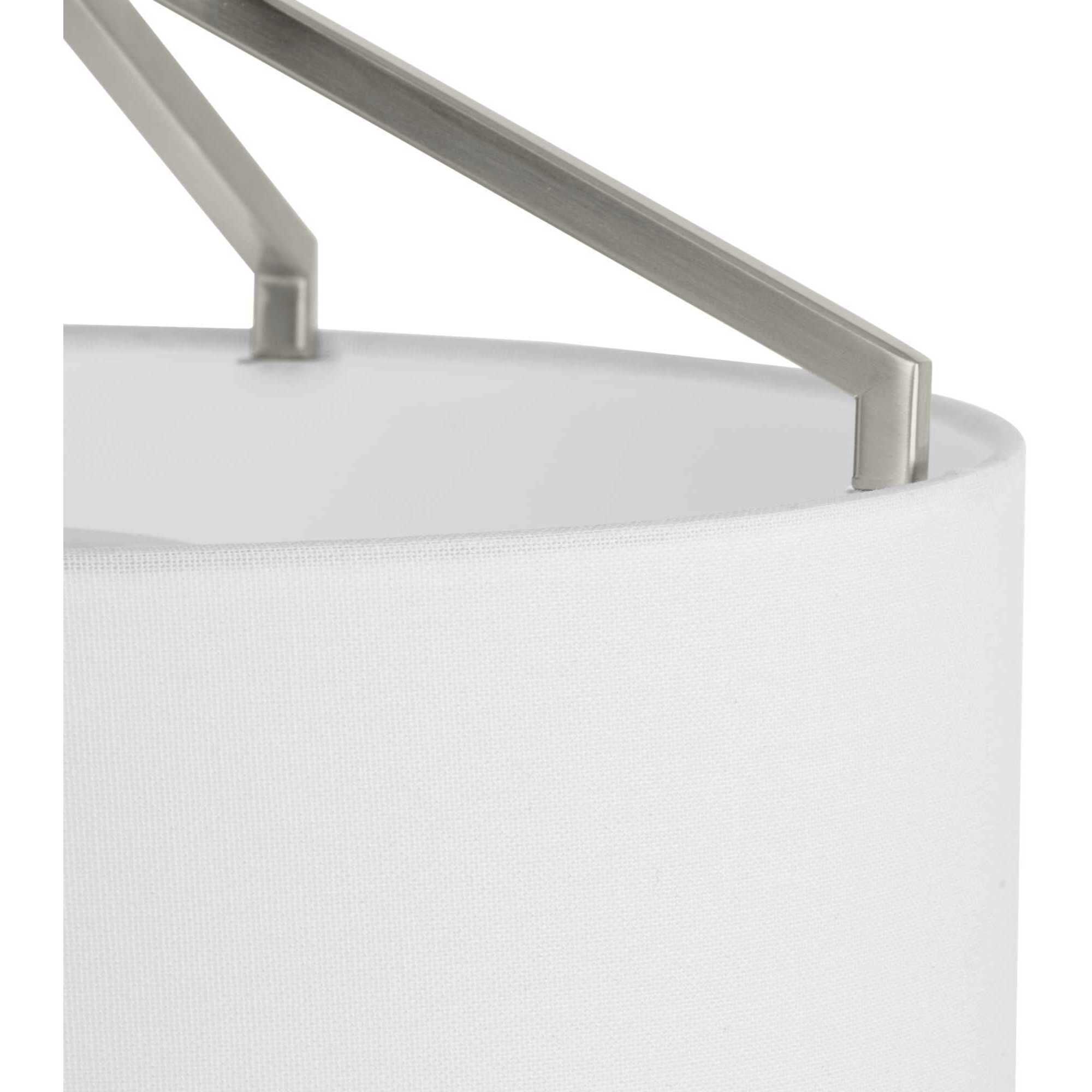 Goodwin 2 Light 13 inch Brushed Nickel Semi-Flush Mount Convertible Ceiling Light