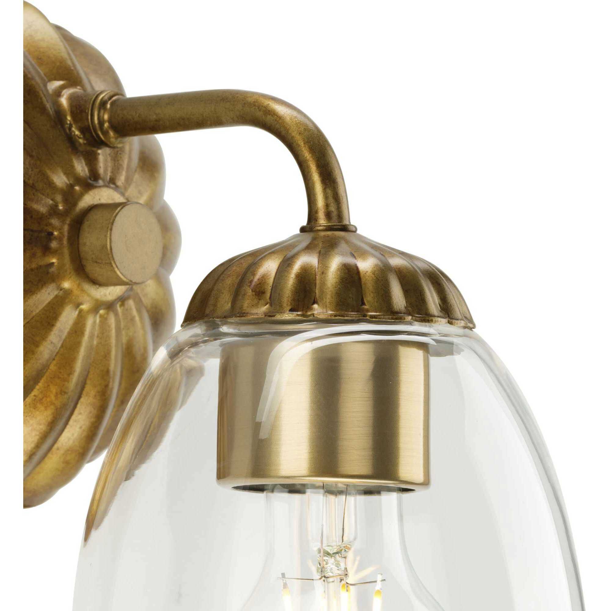 Quillan 1 Light 5 inch Gold Ombre Bathroom Vanity Light Wall Light