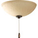 Riverside 3 Light Antique Bronze Fan Light Kit in Etched Light Topaz Wave