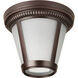 Westport LED 9 inch Antique Bronze Flush Mount Ceiling Light