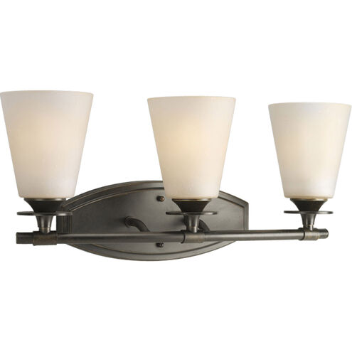 Cantata 3 Light 21.5 inch Forged Bronze Bath Vanity Wall Light