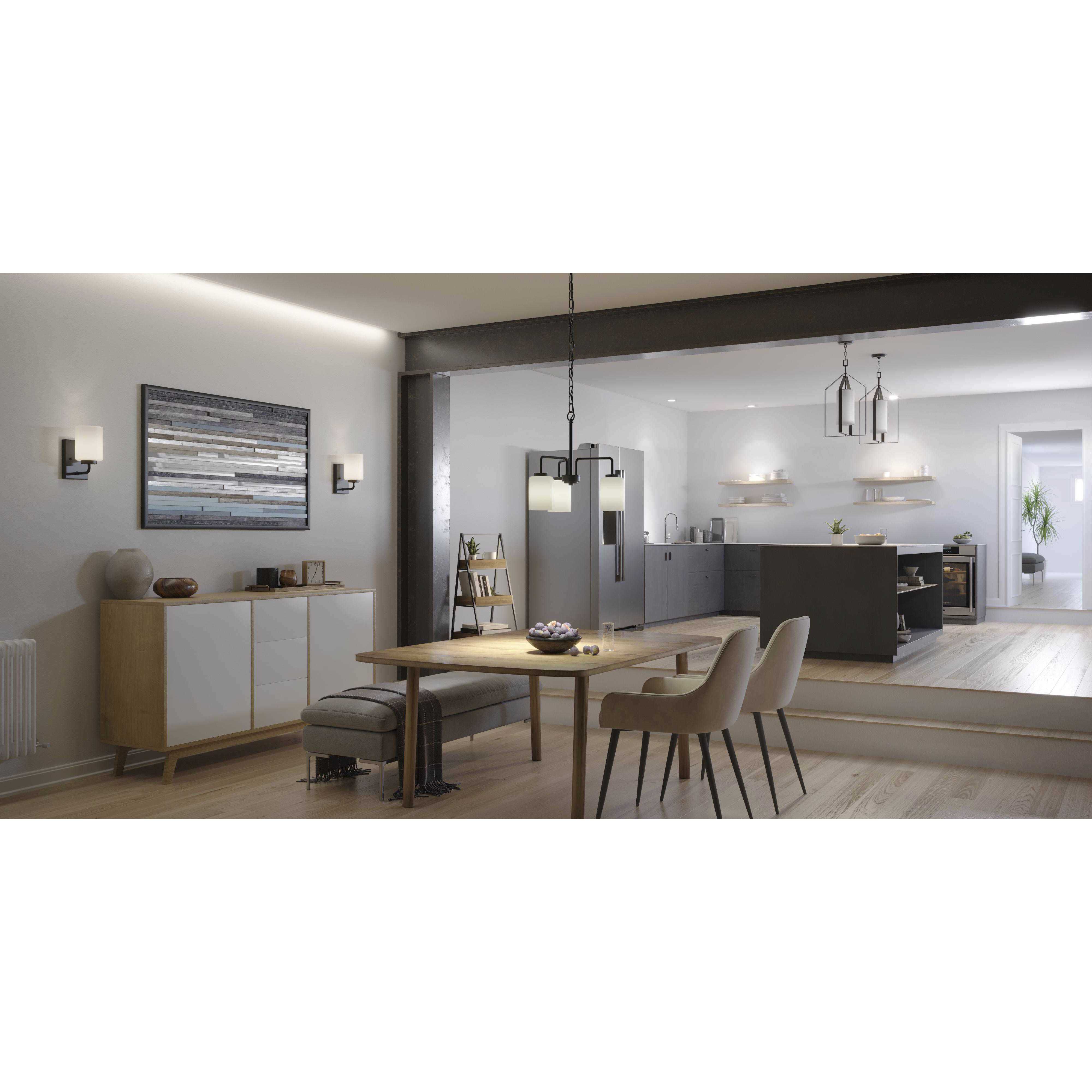 Merry 1 Light 4 inch Matte Black Bath Vanity Wall Light