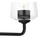 Celino 3 Light 23.25 inch Black Vanity Light Wall Light