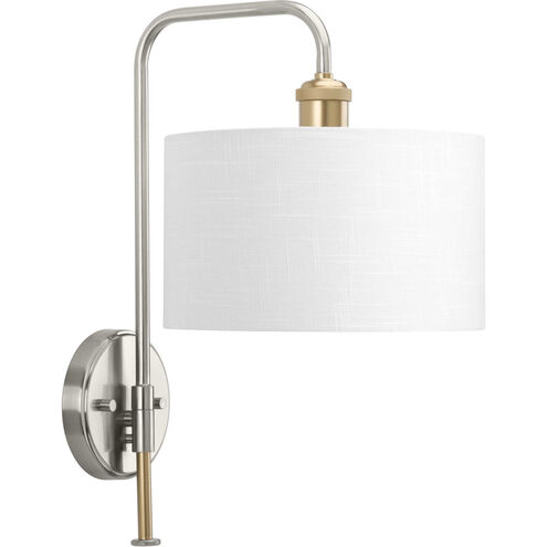 Cordin 1 Light 10 inch Brushed Nickel Wall Sconce Wall Light, Design Series
