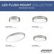 LED CTC COMM LED 18 inch Brushed Nickel Flush Mount Ceiling Light, Progress LED
