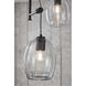 Caisson 3 Light Graphite Pendant Ceiling Light