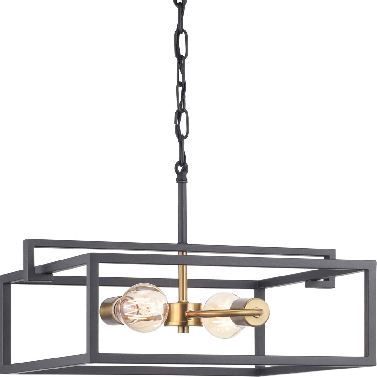 Blakely 2 Light 17 inch Graphite Semi-Flush Mount Convertible Ceiling Light, Design Series