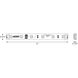 Hide-a-Lite LED Tape Unfinished 3000K 12 inch LED Tape Light, 12in 3000K