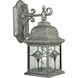 Tiffany 1 Light 14 inch Golden Baroque Outdoor Wall Lantern