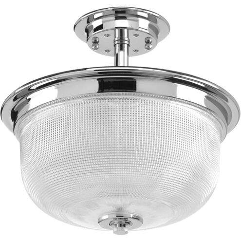 Archie 2 Light 12 inch Polished Chrome Semi-Flush Mount Convertible Ceiling Light