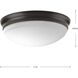 LED Flush Mount LED 11 inch Antique Bronze Flush Mount Ceiling Light, Progress LED