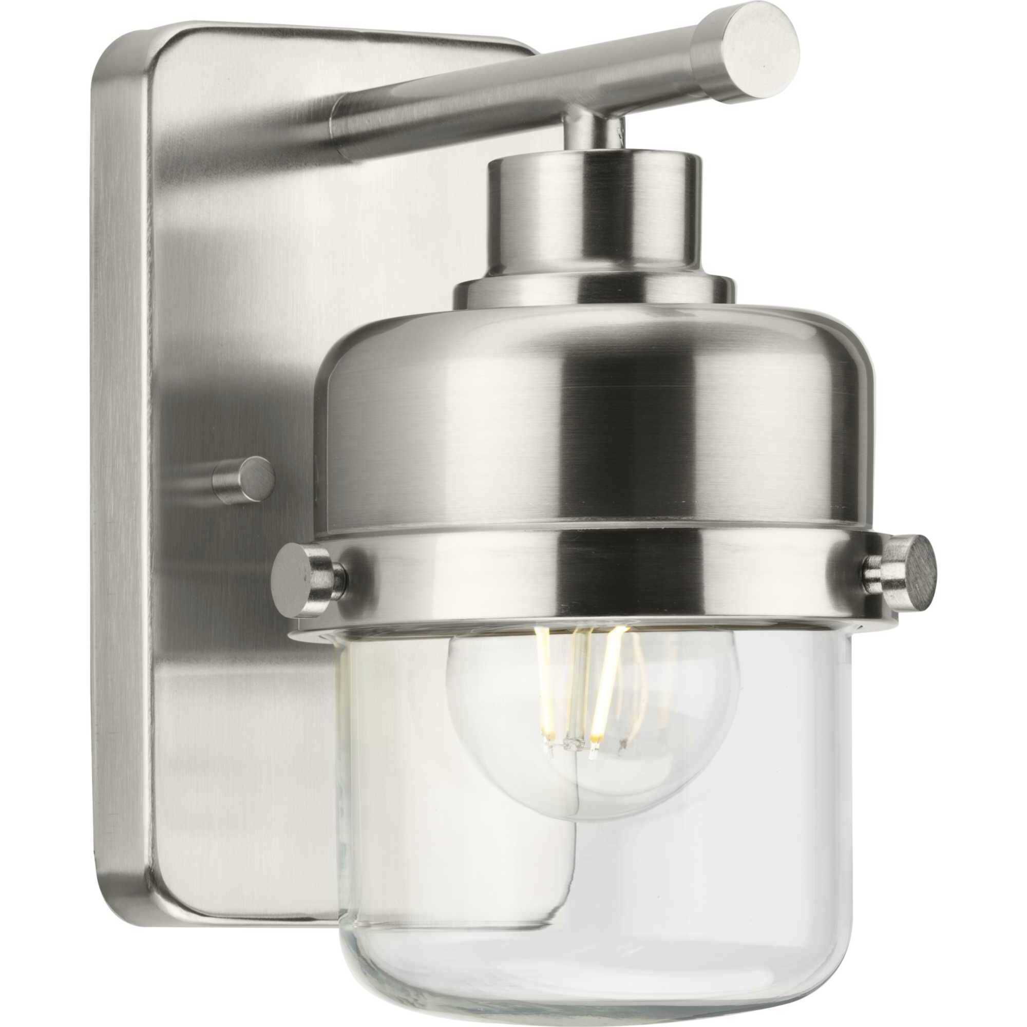 Beckner 1 Light 5 inch Brushed Nickel Bath Light Wall Light