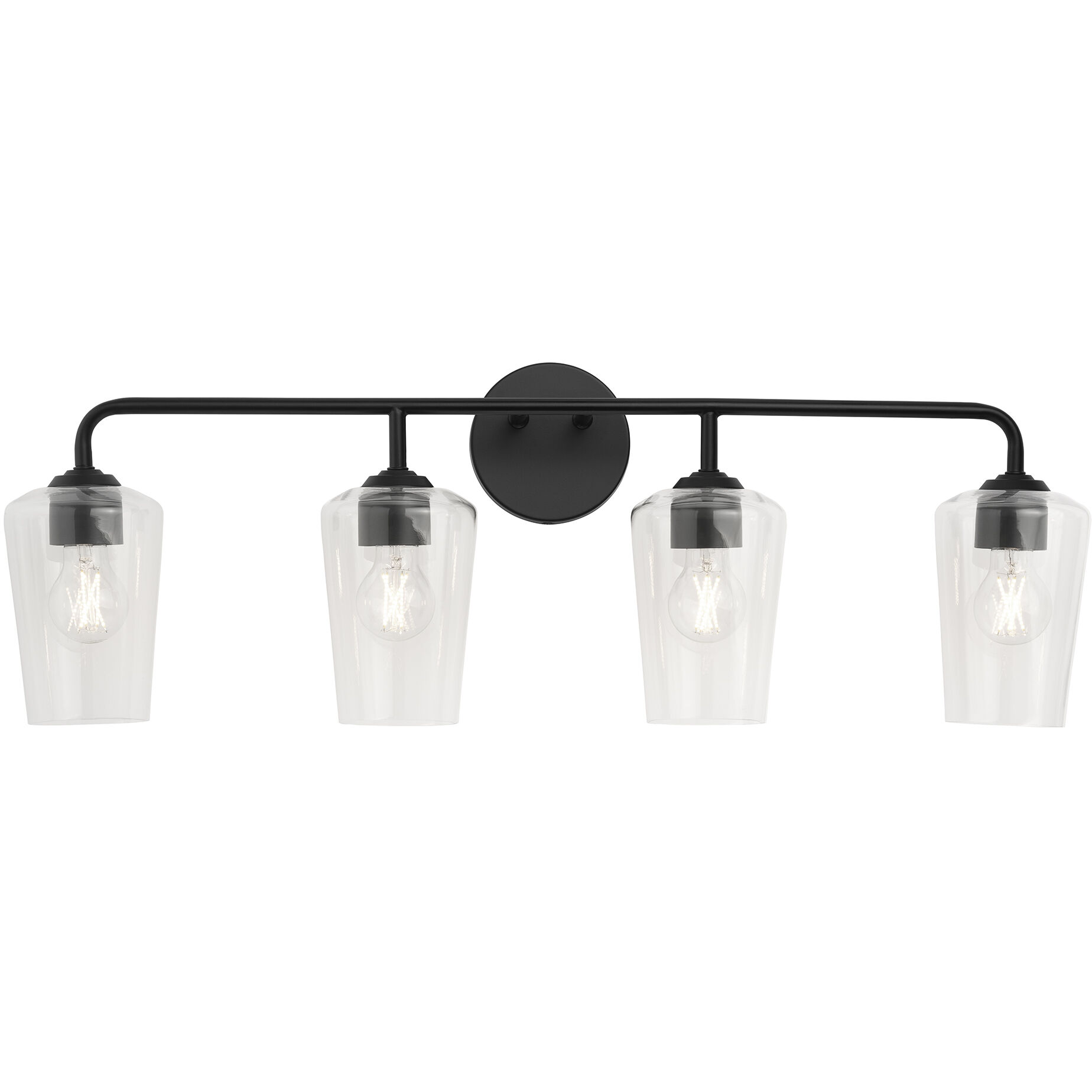 Celino 4 Light 32.5 inch Black Vanity Light Wall Light