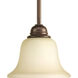 Spirit 1 Light 7 inch Antique Bronze Mini-Pendant Ceiling Light