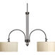Clayton 2 Light 40.75 inch Espresso Chandelier Ceiling Light