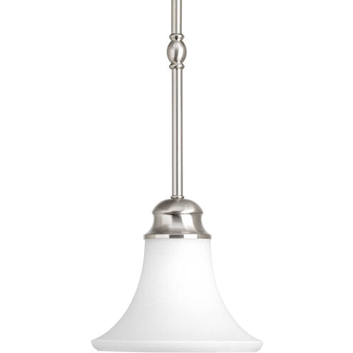 Applause 1 Light 7 inch Brushed Nickel Mini-Pendant Ceiling Light