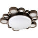Bingo LED 19 inch Venetian Bronze Flush Mount Ceiling Light