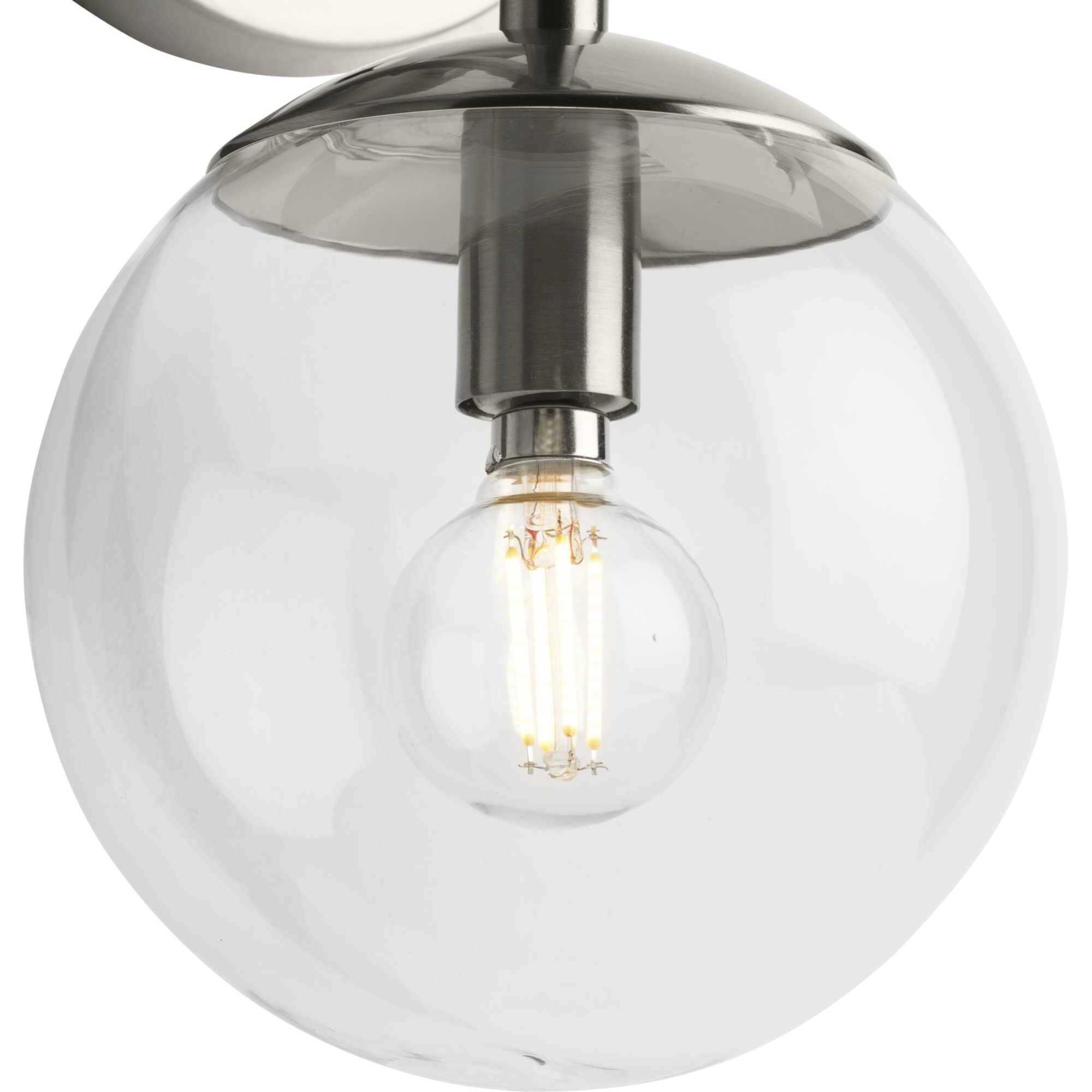 Atwell 2 Light 6.75 inch Brushed Nickel Wall Sconce Wall Light