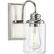 Aiken 1 Light 5 inch Brushed Nickel Bath Vanity Wall Light