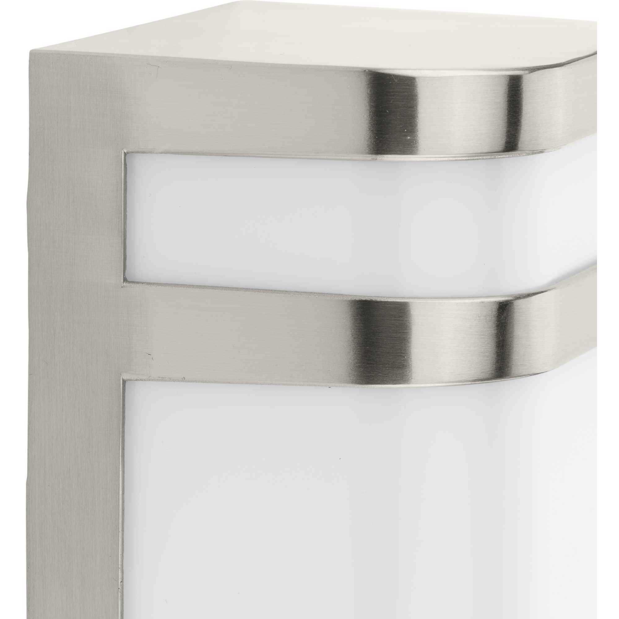 Valera LED LED 11 inch Brushed Nickel Outdoor Wall Lantern, Progress LED