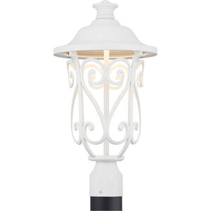Leawood LED LED 19 inch White Outdoor Post Lantern, Design Series