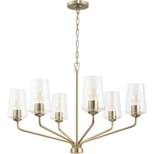 Celino 6 Light 32 inch Champagne Bronze Chandelier Ceiling Light