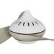 Conte 52 inch Satin White with Washed Oak Blades Outdoor Ceiling Fan