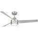 Rizo LED Brushed Nickel Ceiling Fan Light Kit