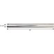 AirPro Brushed Nickel Fan Downrod, 18in