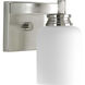 Orbitz 1 Light 5.5 inch Brushed Nickel Bath Vanity Wall Light