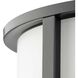 Gilliam LED 16.12 inch Matte Black Flush Mount Ceiling Light