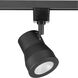 AC LED 1 Light 120 Black Track Head Ceiling Light, Medium, Progress LED