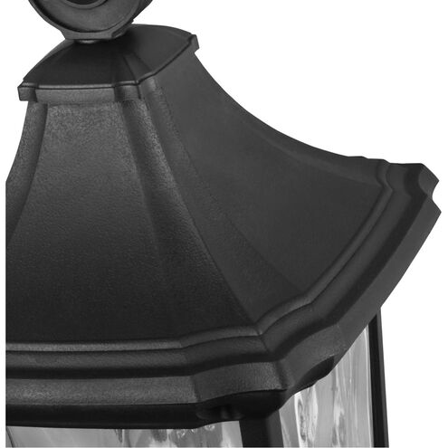 Marquette 1 Light 13 inch Textured Black Outdoor Wall Lantern, with DURASHIELD, Small