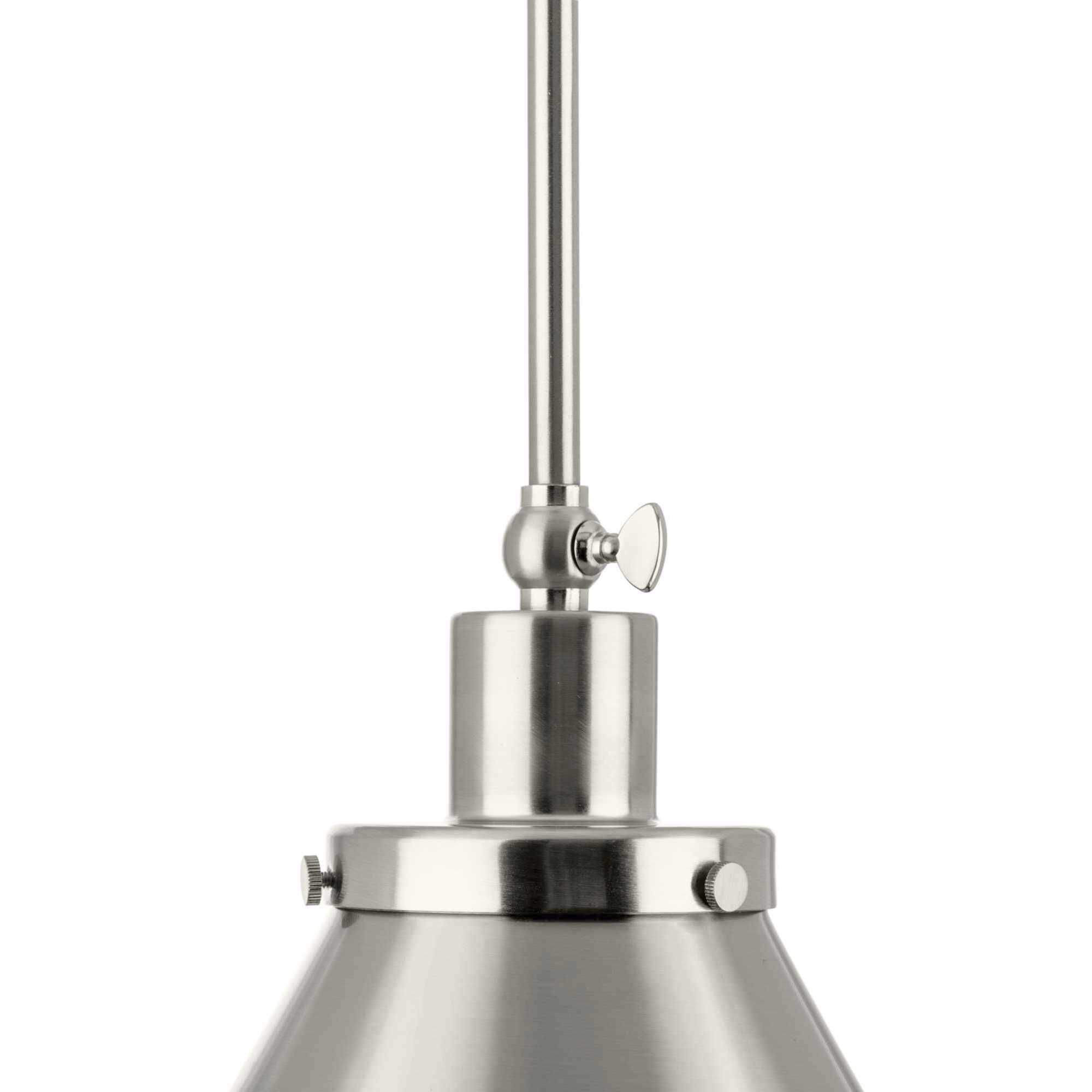 Hinton 1 Light 16 inch Brushed Nickel Pendant Ceiling Light