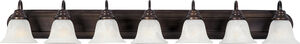 Essentials - 801x 7 Light 48.00 inch Bathroom Vanity Light