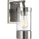 Point Dume™ Lookout 1 Light 6 inch Brushed Nickel Wall Sconce Wall Light, Jeffrey Alan Marks, Design Series