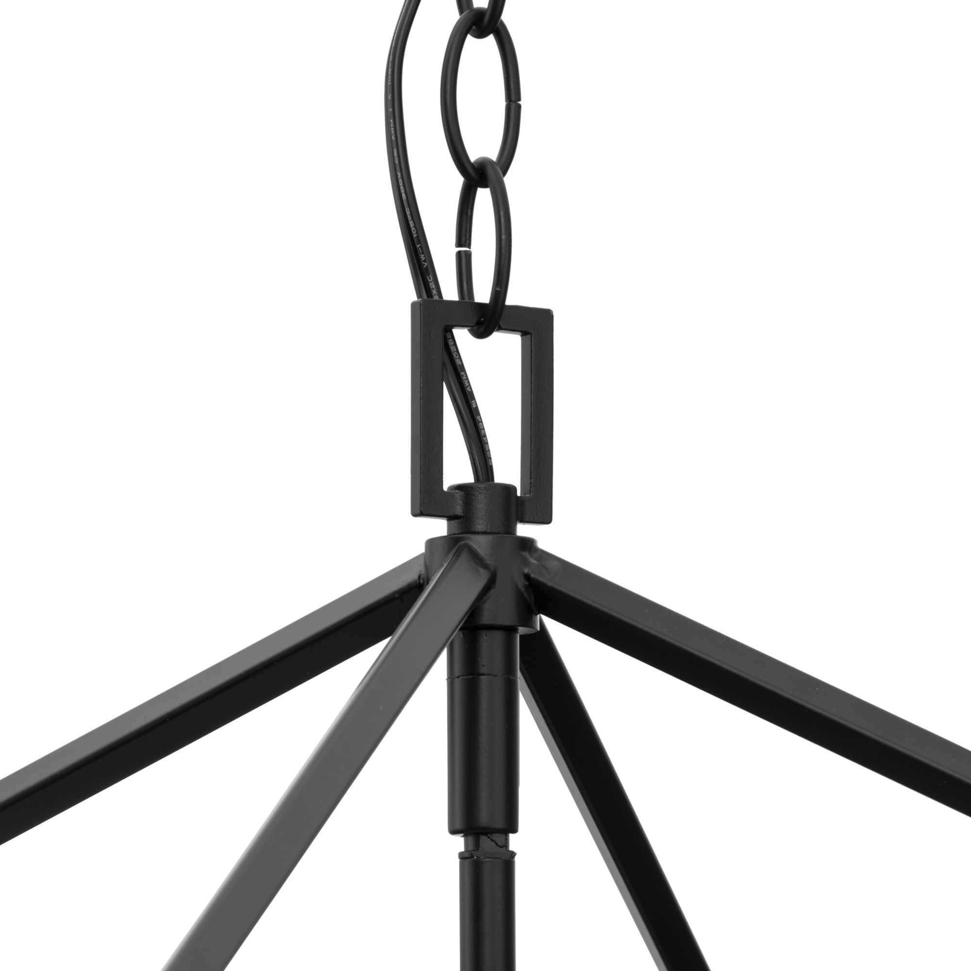 Hillcrest 4 Light 17 inch Matte Black Foyer Light Ceiling Light