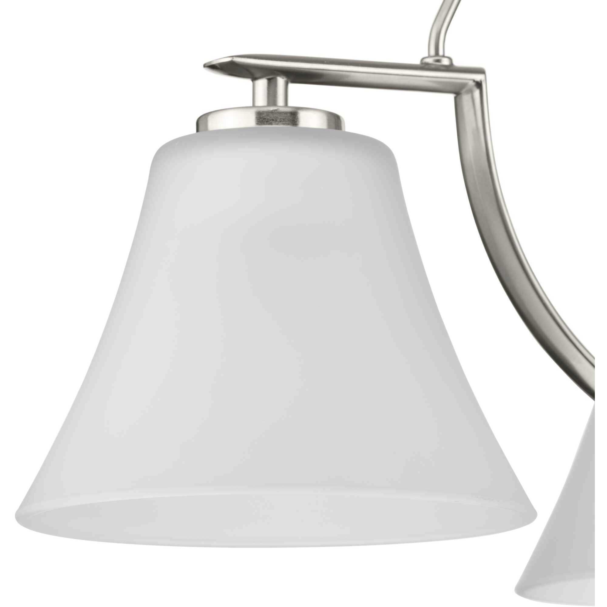 Bravo 3 Light 23 inch Brushed Nickel Chandelier Ceiling Light