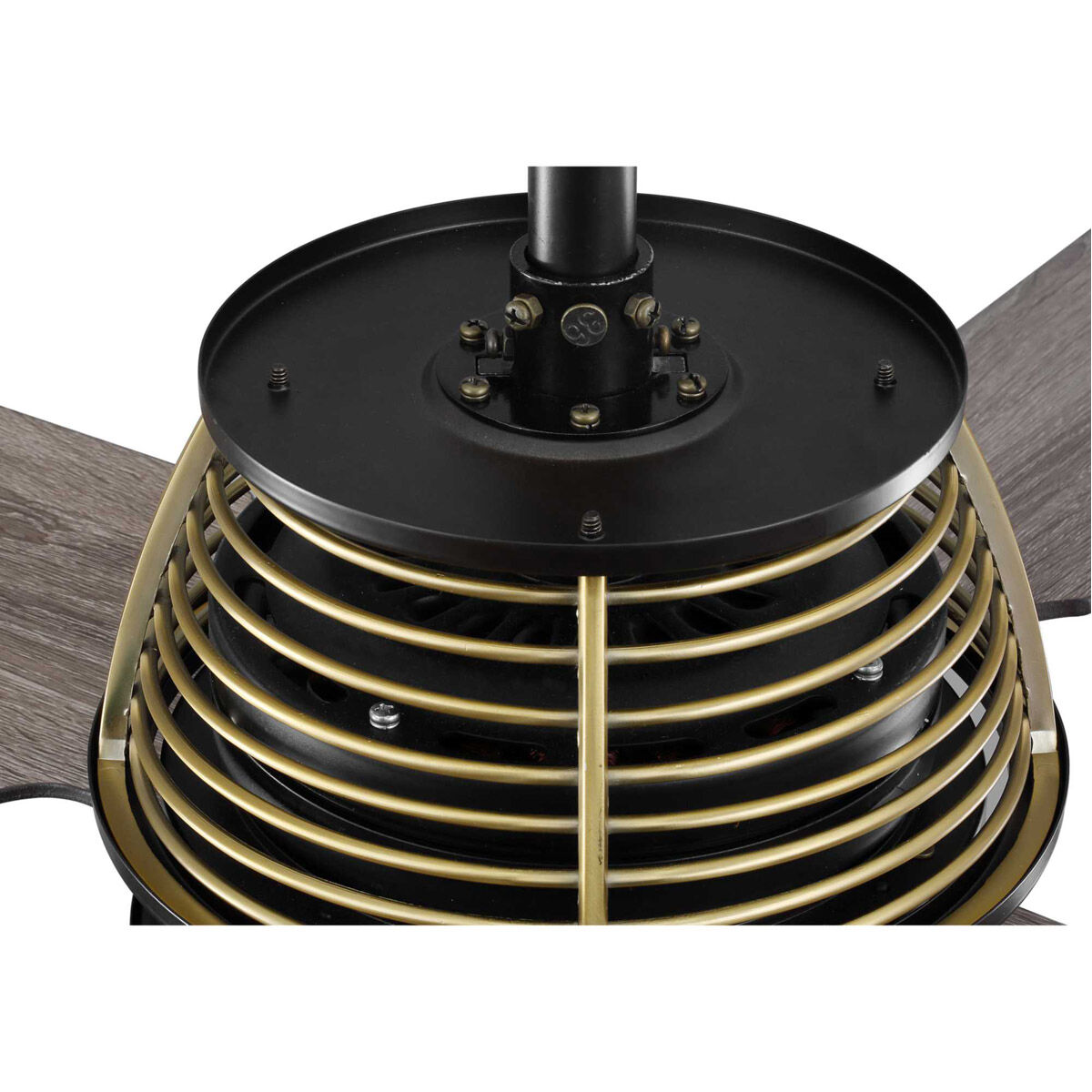 Shaffer 56 inch Architectural Bronze with Driftwood/Natural Cherry Blades Ceiling Fan