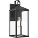 Cantley 1 Light 16 inch Matte Black Outdoor Wall Lantern