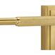 Spenser 3 Light 23.37 inch Brushed Gold Vanity Light Wall Light