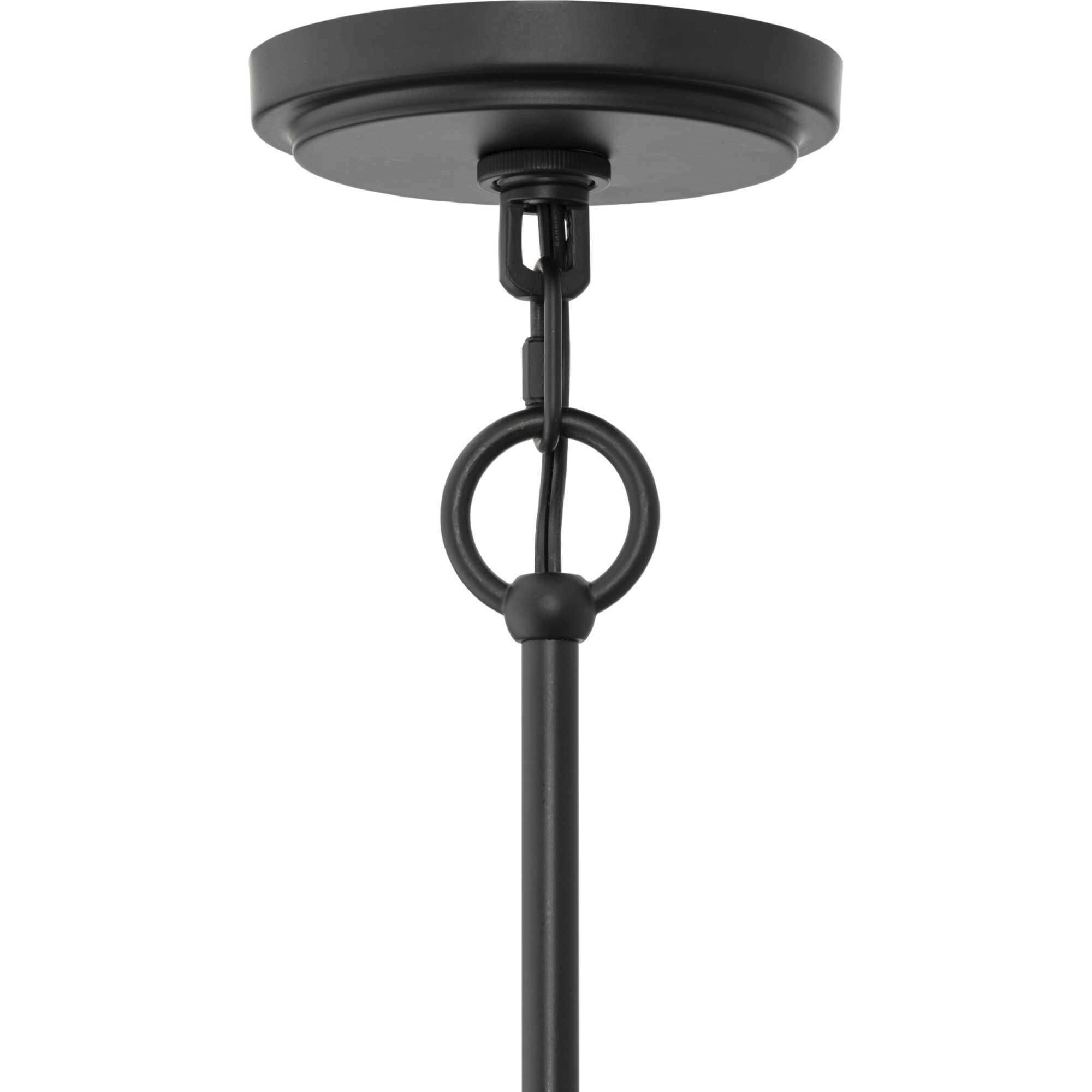 Seville 4 Light 17.87 inch Matte Black Foyer Light Ceiling Light, Design Series