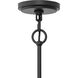 Seville 4 Light 17.87 inch Matte Black Foyer Light Ceiling Light, Design Series