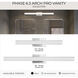 Phase 6.3 LED 24 inch Polished Chrome Linear Vanity Light Wall Light